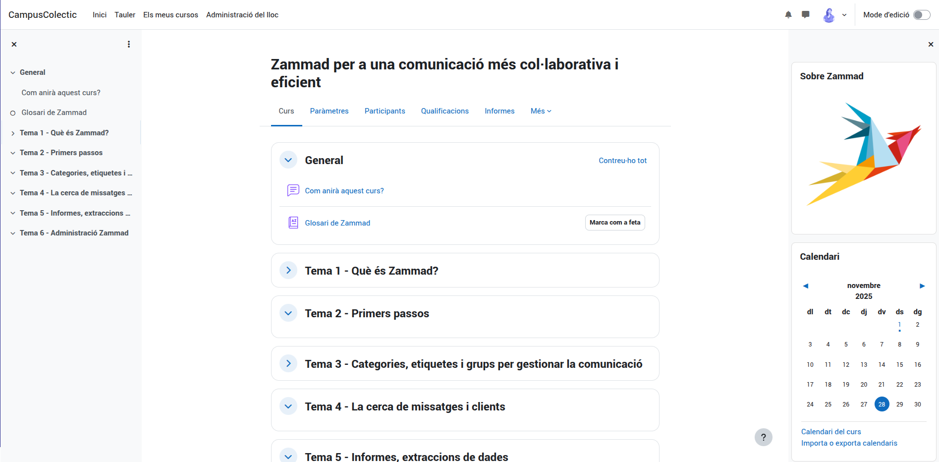 Formació interna al Campus