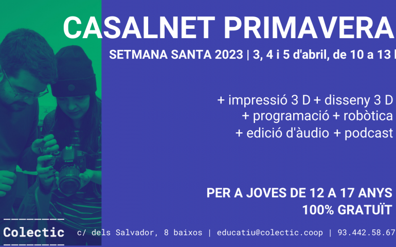 Casalnet Primavera: casal tecnològic per a joves